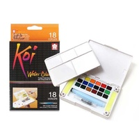 KOI WATERCOLOR FIELD BOX 18 ASSORTED