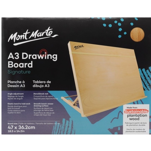 Mont Marte Drawing Board A3 With Elastic Band