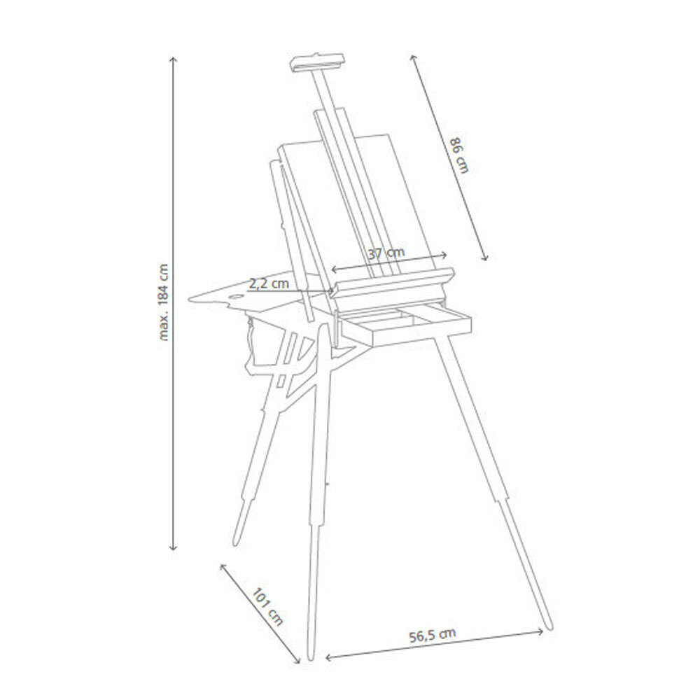 Jullian Original French Easel