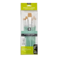 Assorted Poly Brushes Pk 8