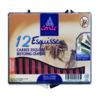 Conte Crayon Set - 12 Sketch 18th Century Sanguine Set 12