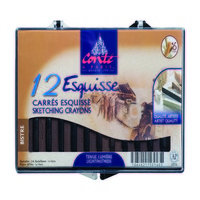 Conte Crayon Set - 12 Sketch Bistre