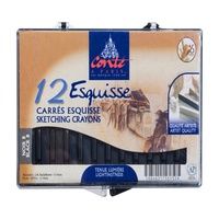 Conte Crayon Set - 12 Sketch Black B