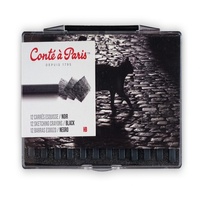 Conte Crayon Set - 12 Sketch Black HB