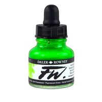 Daler Rowney FW Acrylic Ink - FLUORESCENT GREEN