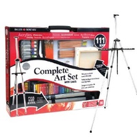 The Complete Art Set with Easel, 111pc