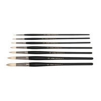 205R Art Basics Hog Bristle Round