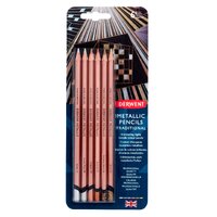 Derwent Metallic Pencils Traditional Pack 6