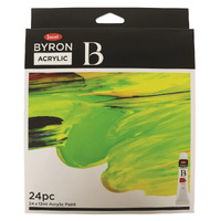 Jasart Byron Acrylic Paint 12ml Set 24