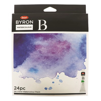 Jasart Byron Watercolour Paint 12ml Set 24 