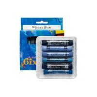 ART SPECTRUM SOFT PASTELS SET 6 - MOODY BLUES