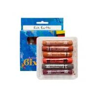 ART SPECTRUM SOFT PASTELS SET 6 - RICH EARTHS