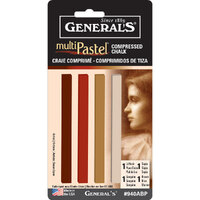 Generals Compressed Chalk Sticks - Earth Tones