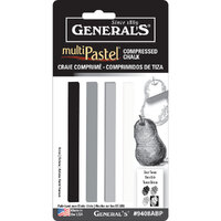 Generals Compressed Chalk Sticks - Grey Tones
