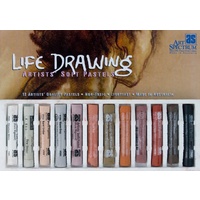 ART SPECTRUM PASTEL SET 12 - LIFE DRAWING