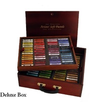 AS PASTELS (154) IN A DELUXE WOODEN BOX