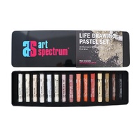ART SPECTRUM PASTEL SET 15- LIFE DRAWING- METAL BOX
