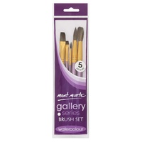 M.M. Gallery Series Brush Set Watercolour 5pce