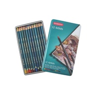 DERWENT ARTIST COLOURING PENCILS - 12 TIN