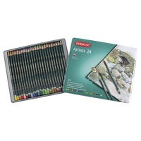 DERWENT ARTIST COLOURING PENCILS - 24 TIN