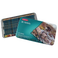 DERWENT ARTIST COLOURING PENCILS - 36 TIN