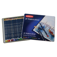 DERWENT WATERCOLOUR PENCILS - TIN 24