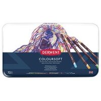 DERWENT COLOURSOFT PENCILS - TIN 72