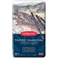 Derwent Tinted Charcoal Pencil Set of 12
