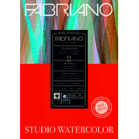 FABRIANO STUDIO WATERCOLOUR PAD 300GSM HOT PRESS A4     