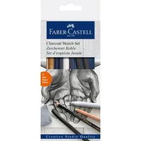 FABER CASTELL CHARCOAL SKETCH SET 7
