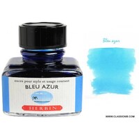 HERBIN WRITING & DRAWING INK 30ml-AZURE BLUE