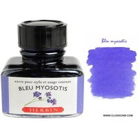 HERBIN WRITING & DRAWING INK 30ml-MYOSOTIS BLUE