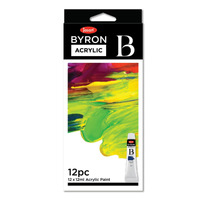 Jasart Byron Acrylic Paint 12ml Set 12