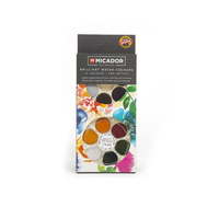 Micador Brilliant Watercolour Discs - Set 12