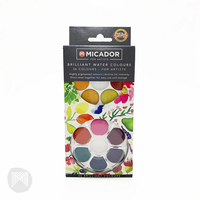 Micador Brilliant Watercolour Discs - Set 36