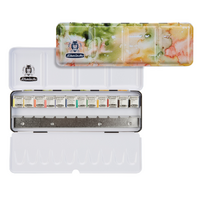 Schmincke Akademie Watercolour Half Pan - Set of 12