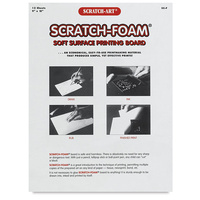 SCRATCH-ART SCRATCH FOAM BOARD 9 x 12in Pack 12.