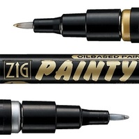Zig Painty Pen Gold/Silver