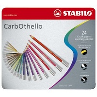 Stabilo Carbothello Set of 12 Standard Assortment In Metal Box