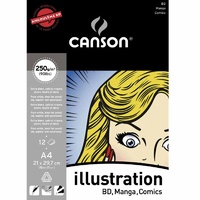 Canson Illustration Pad, 12 sheets, A4