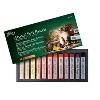 Mungyo Gallery Artists' Soft Pastel Set - 12 Earth Tones