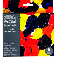 Winsor & Newton Artists' Oil 5x37ml Sets - Bright Colours