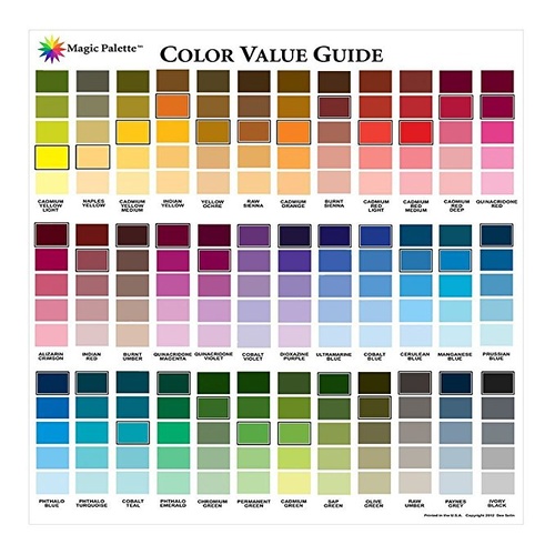 Magic Palette Artists Color Value Guide