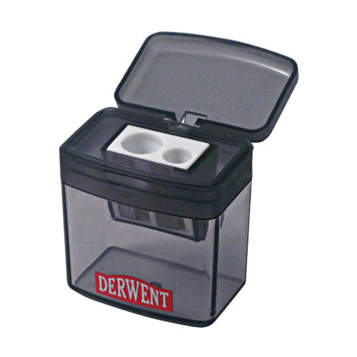 DERWENT 2 HOLE BARREL PENCIL SHARPENER