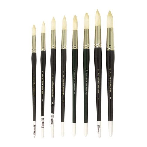 105R Art Basics Hog Bristle Round