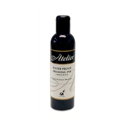 ATELIER BLACK DRAWING INK 250ml