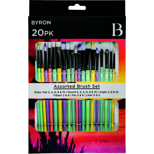 Byron Pastel Paint Brush Set