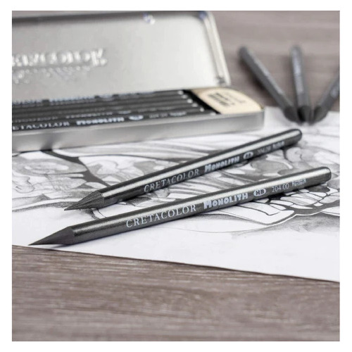 Cretacolor Monolith Woodless Graphite Pocket Set 6