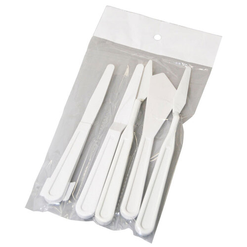 Plastic Palette Knife Set 5