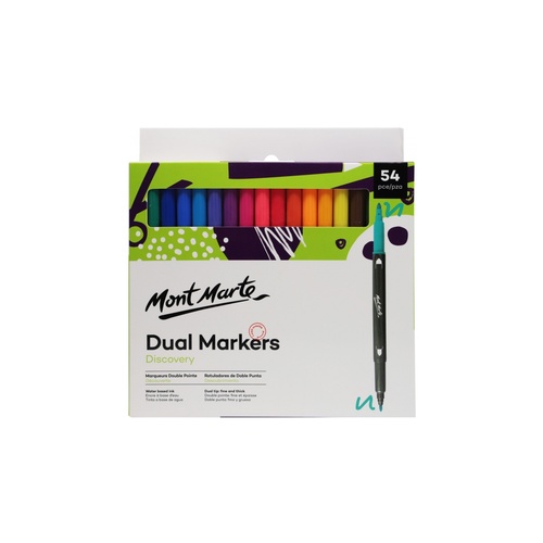 Discovery Dual Tip Markers 54pce